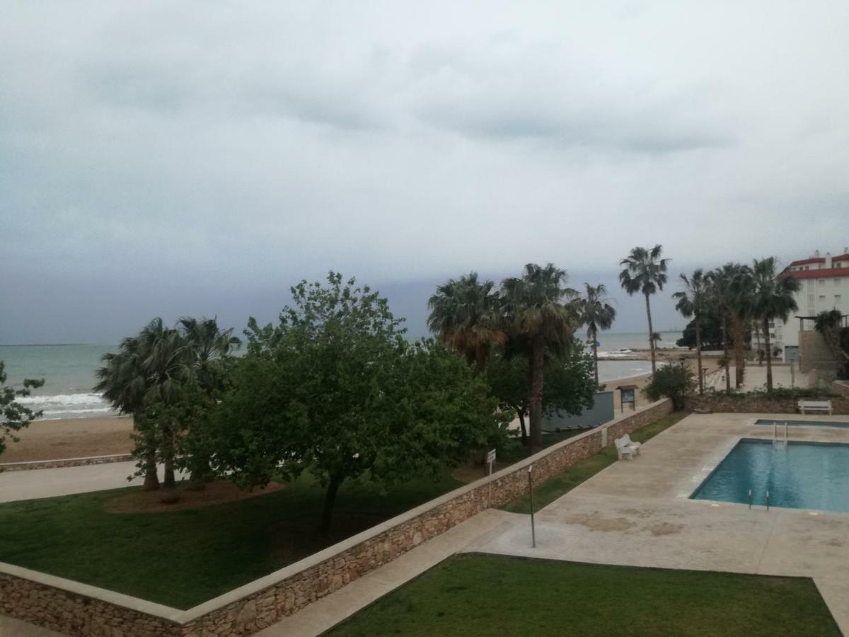Primera Linea De Mar Con Piscina En Ebrehogar Sant Carles De La Rapita Bagian luar foto
