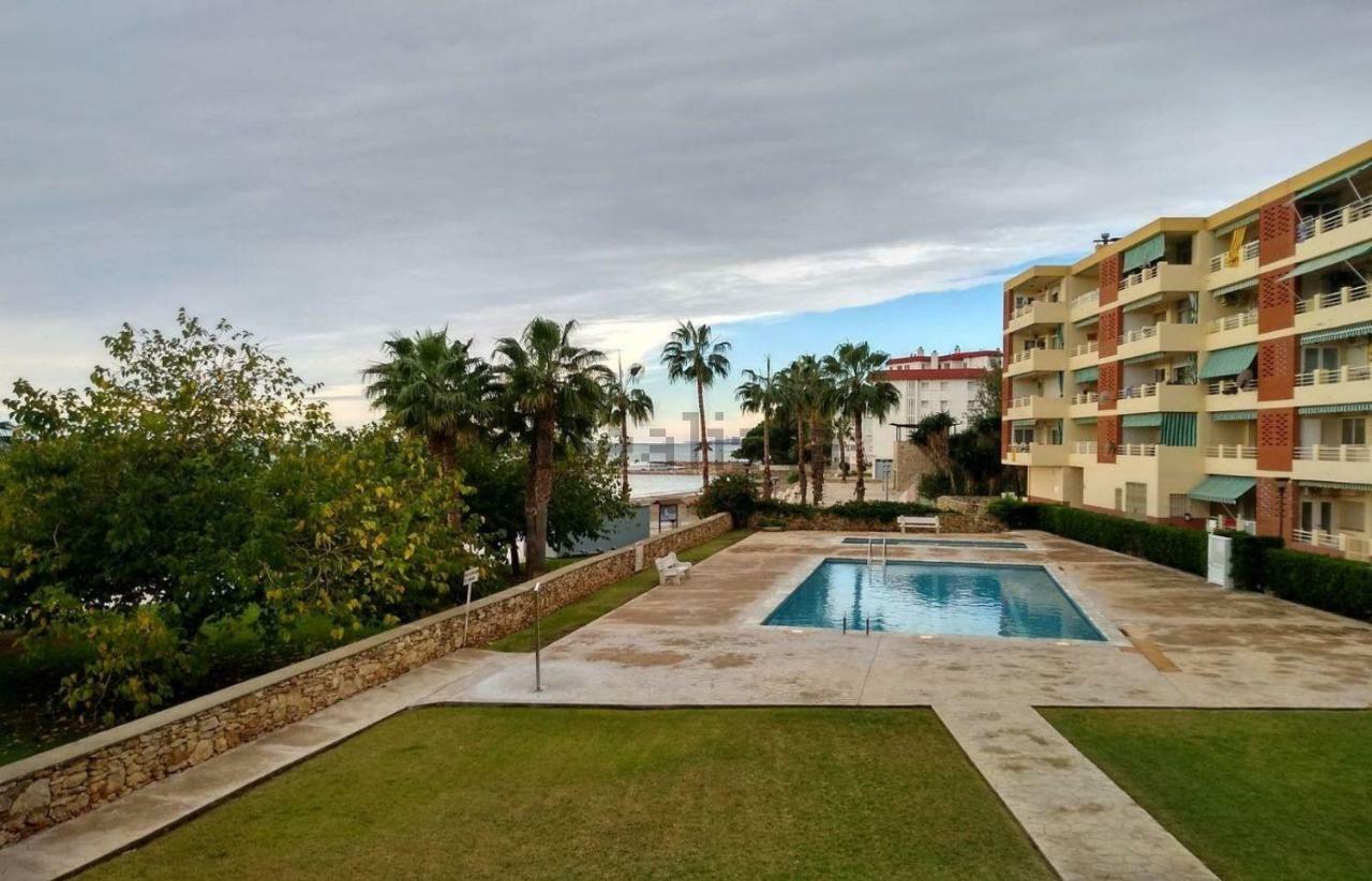 Primera Linea De Mar Con Piscina En Ebrehogar Sant Carles De La Rapita Bagian luar foto